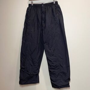 Freeze Wear Nylon Snowboarding Ski Snow Pants Winter Mens Black sz M Lightweight